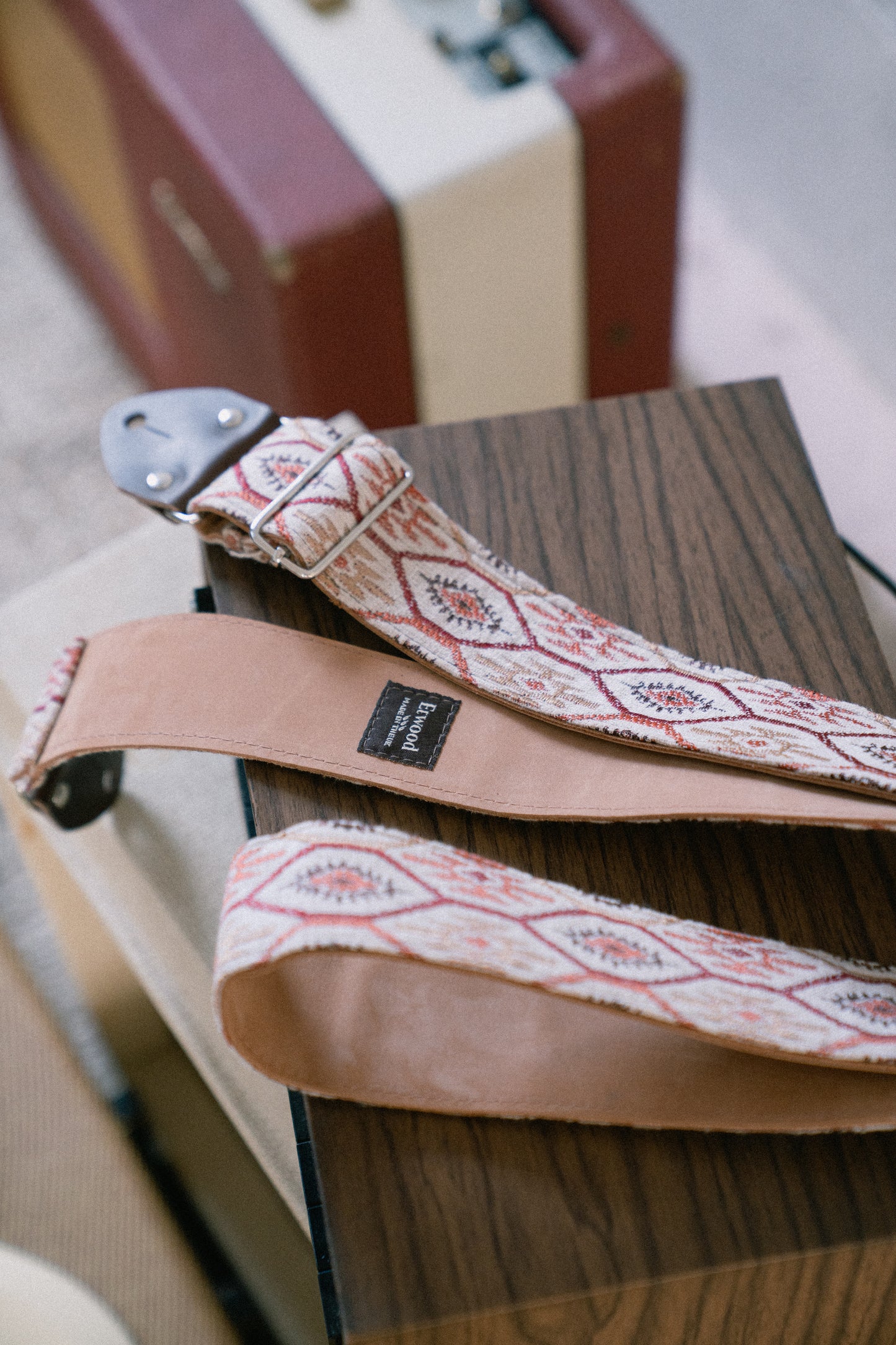 Mirage Nubuck Leather Guitar Strap