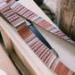 Rust Nubuck Leather Guitar Strap