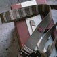 Herringbone Nubuck Leather Guitar Strap