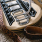 Ikat Nubuck Leather Guitar Strap