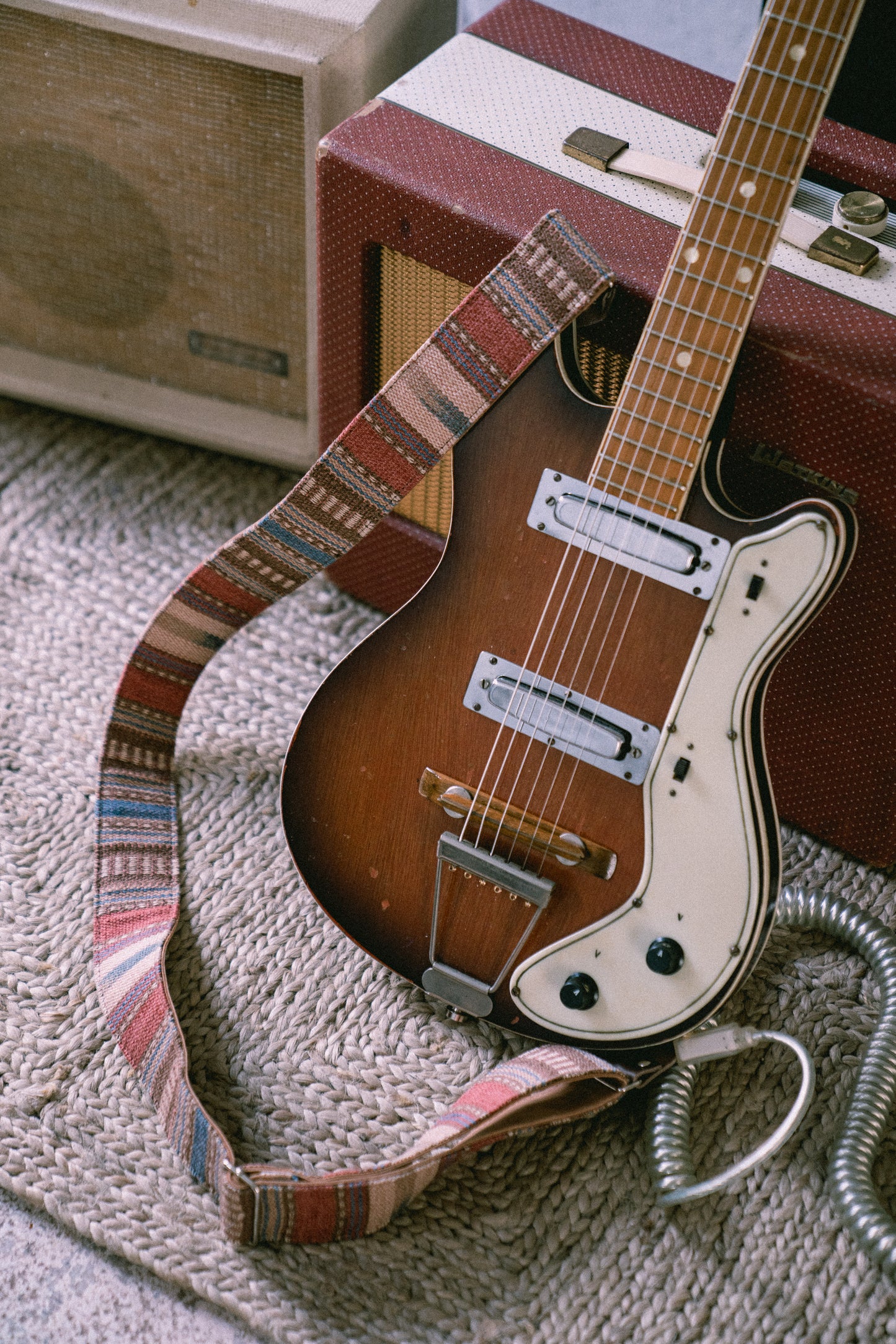 Reef Nubuck Leather Guitar Strap