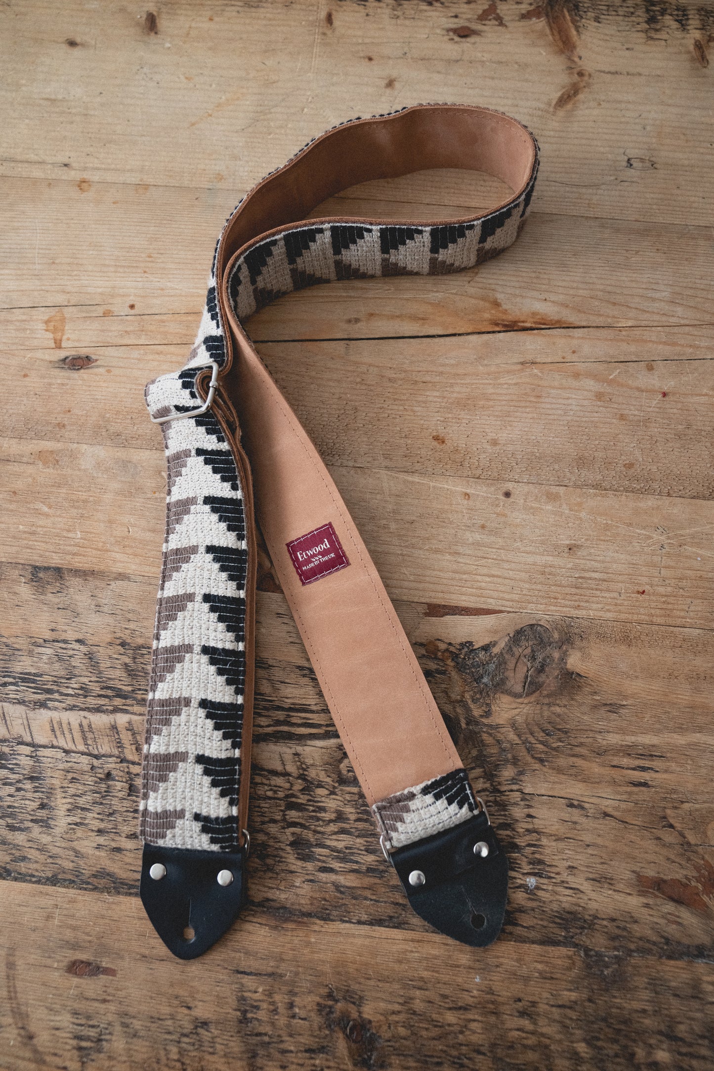 Pathways Nubuck Leather Guitar Strap