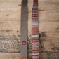 Rust Nubuck Leather Guitar Strap