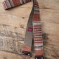 Rust Nubuck Leather Guitar Strap