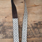 Monochrome Nubuck Leather Guitar Strap