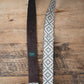 Monochrome Nubuck Leather Guitar Strap