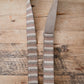 Herringbone Nubuck Leather Guitar Strap