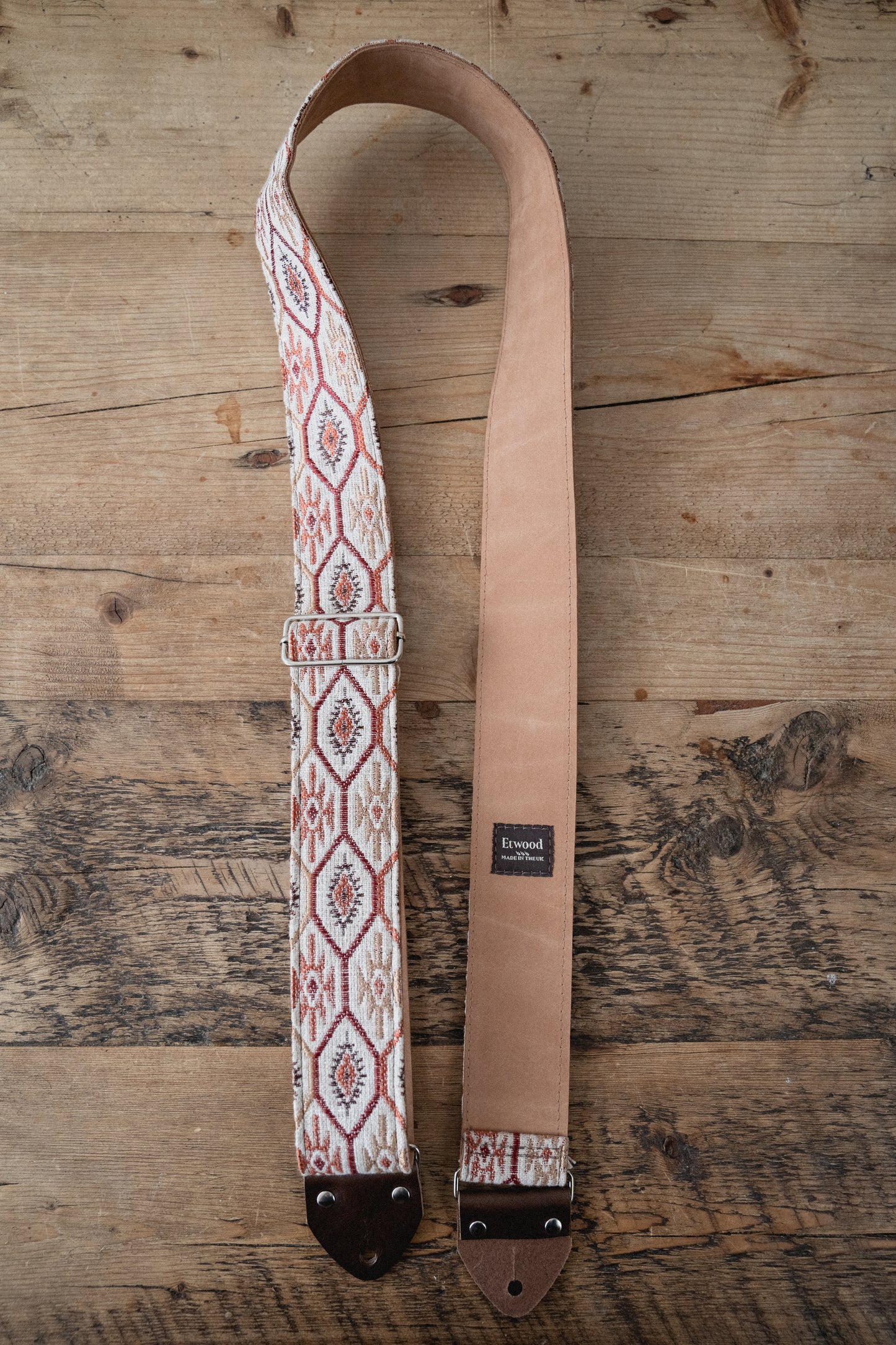 Mirage Nubuck Leather Guitar Strap