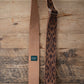 Ikat Nubuck Leather Guitar Strap