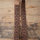 Ikat Nubuck Leather Guitar Strap