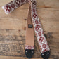 Aztec Thistle Nubuck Leather Guitar Strap