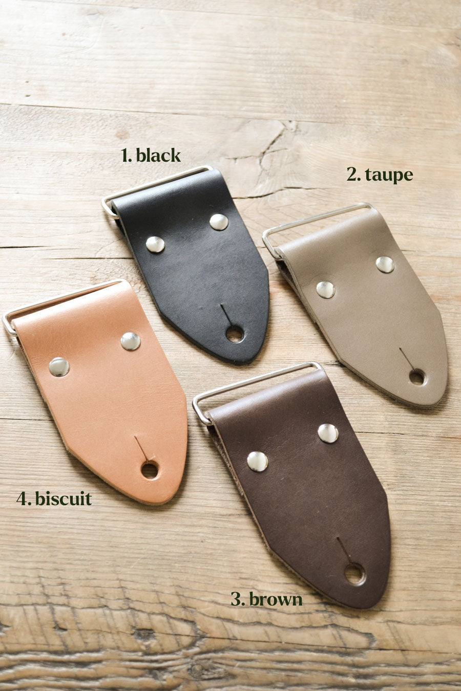 Autumn Nubuck Leather Guitar Strap