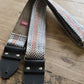 blue woven guitar strap