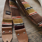 brown woven guitar strap