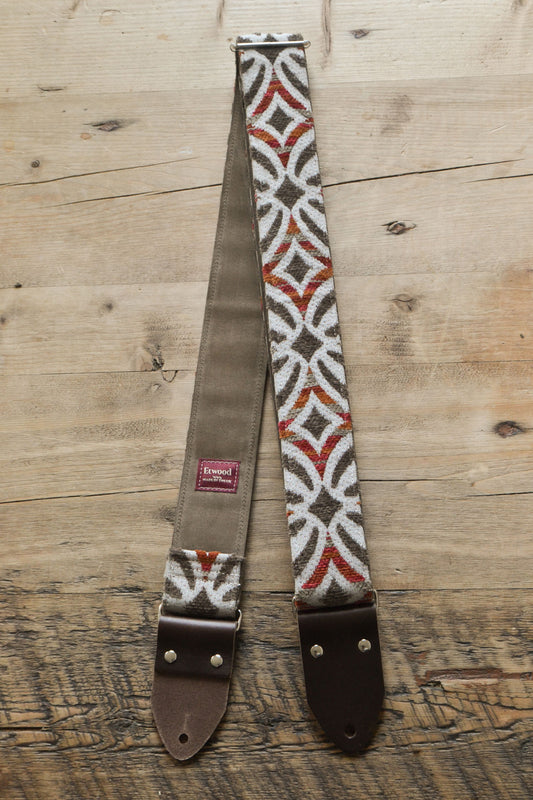 red guitar strap by Etwood Studios