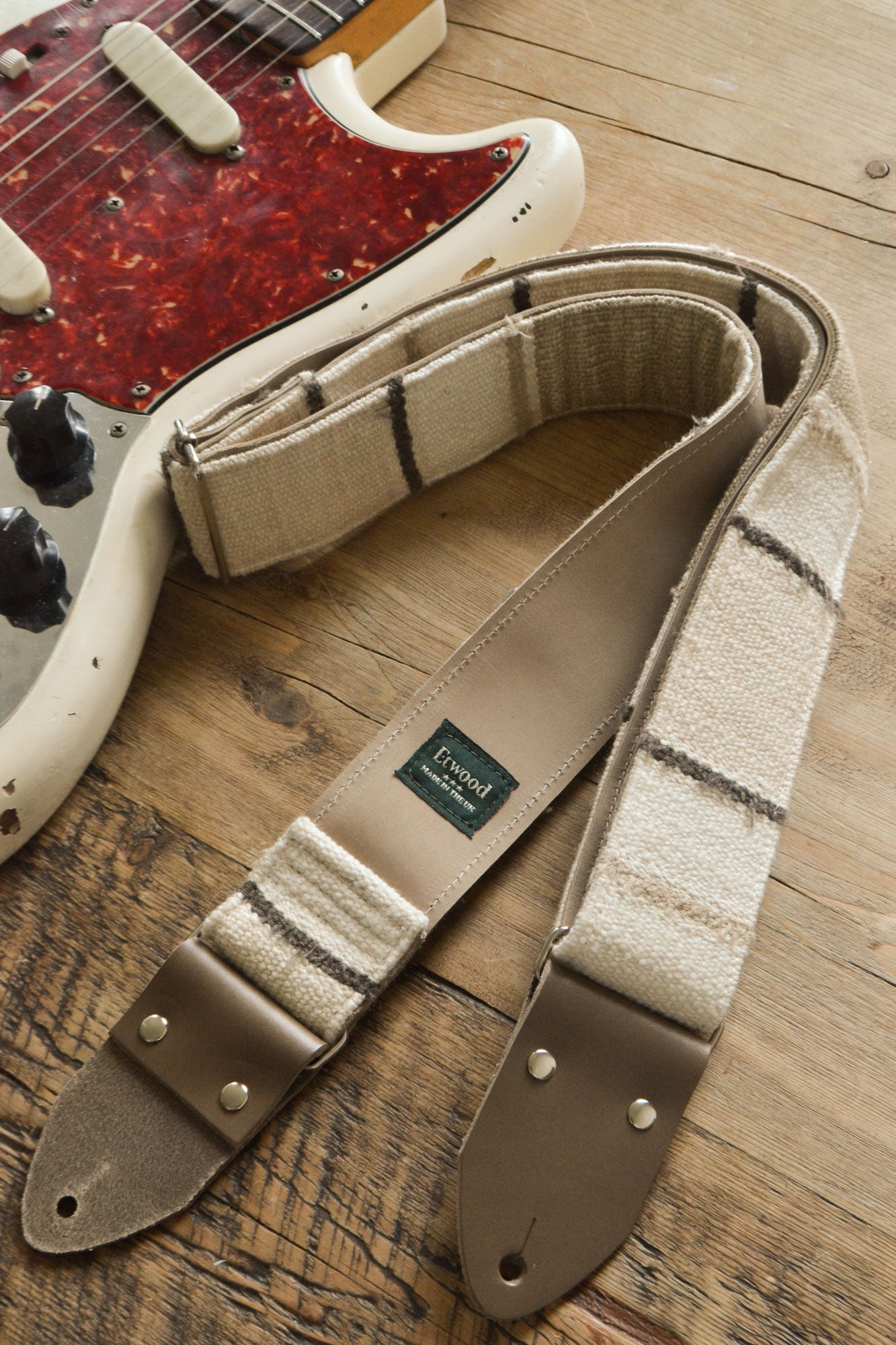 Snowdon Nubuck Leather Guitar Strap